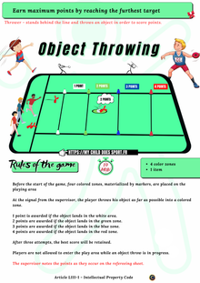 Object Throw game card from the printable PDF pack