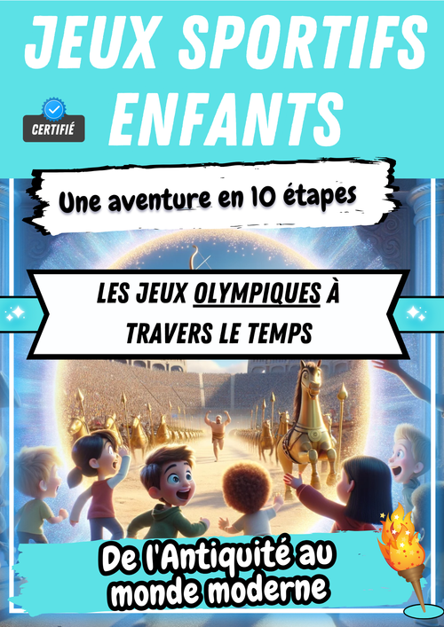 Couverture du projet d'animation Les JO à travers le temps
